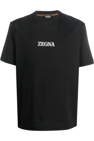 Ermenegildo Zegna Hombre, Camisetas, Negro, Talla: S