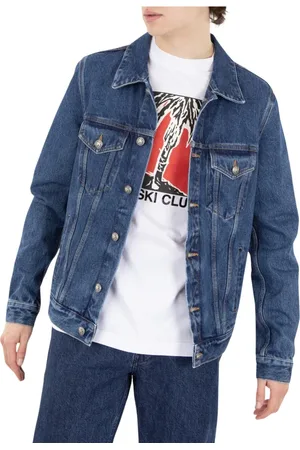 Palm Angels Hombre, Chaquetas, Azul, Talla: L