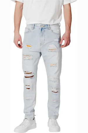 GIANNI LUPO Hombre, Vaqueros, Azul, Talla: 2XS