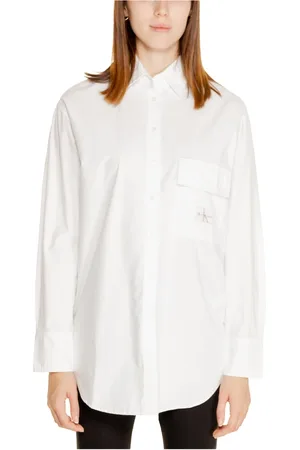 Calvin Klein Mujer, Blusas y Camisas, Blanco, Talla: S