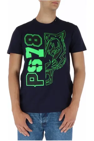 Philipp Plein Hombre, Camisetas, Azul, Talla: S