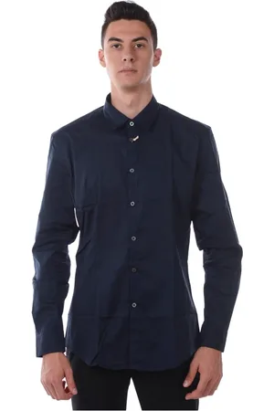 D.A. Daniele Alessandrini Hombre, Camisas, Azul, Talla: M