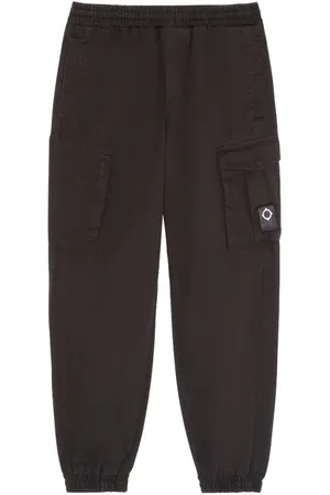 MA.STRUM Hombre, Pantalones, Negro, Talla: M
