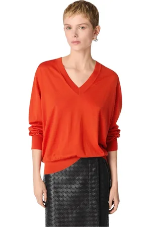 Bottega Veneta Mujer, Jerseys, Naranja, Talla: S
