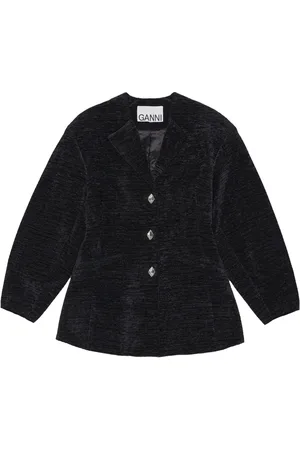 Ganni Mujer, Chaquetas, Negro, Talla: M