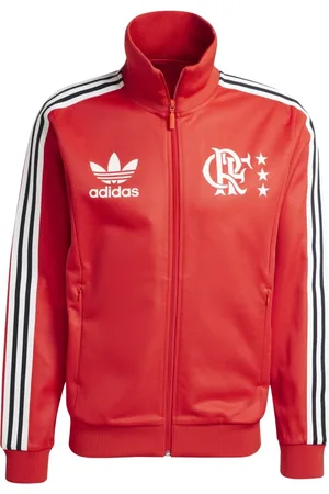 adidas Hombre, Sudaderas, Rojo, Talla: M
