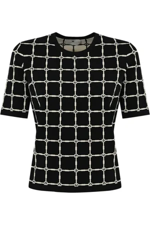 Elisabetta Franchi Mujer, Camisetas, Negro, Talla: L