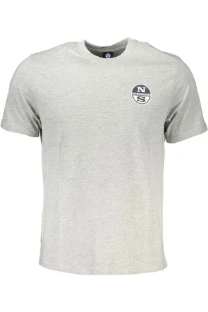 North Sails Hombre, Camisetas, Gris, Talla: M