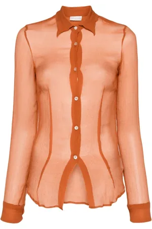 DRIES VAN NOTEN Mujer, Blusas y Camisas, Naranja, Talla: S