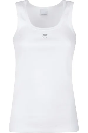 Pinko Mujer, Camisetas, Blanco, Talla: XS