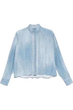 ERMANNO SCERVINO Mujer, Blusas y Camisas, Azul, Talla: S