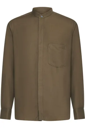 Ermenegildo Zegna Hombre, Camisas, Marrón, Talla: M