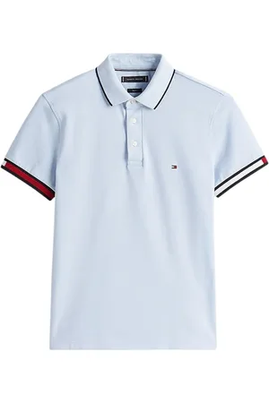 Tommy Hilfiger Hombre, Camisetas, Azul, Talla: L