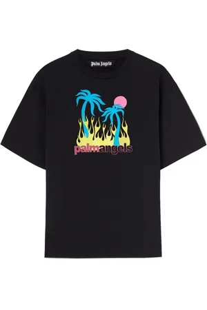 Palm Angels Hombre, Camisetas, Negro, Talla: M