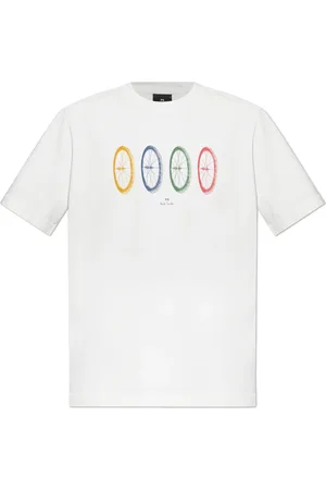 Paul Smith Hombre, Camisetas, Blanco, Talla: S