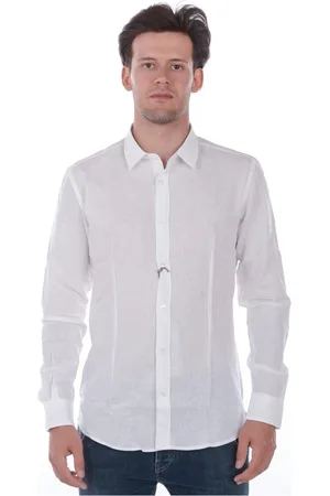 D.A. Daniele Alessandrini Hombre, Camisas, Blanco, Talla: L