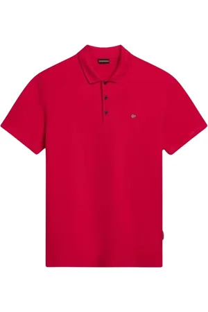 Napapijri Hombre, Camisetas, Rojo, Talla: S