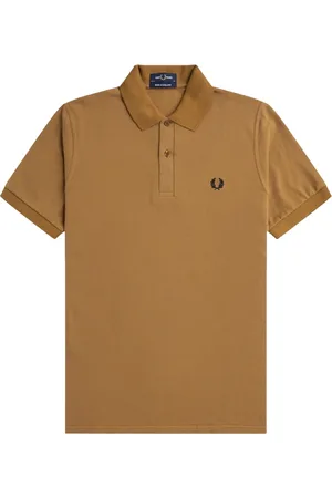 Fred Perry Hombre, Camisetas, Marrón, Talla: XS