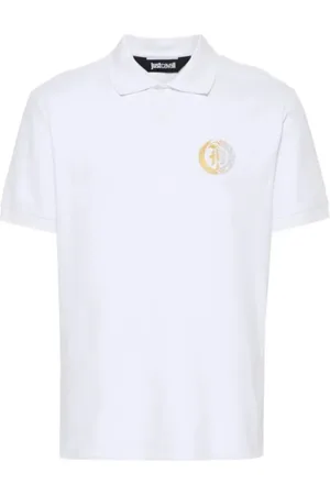 Roberto Cavalli Hombre, Camisetas, Blanco, Talla: L