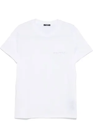 Balmain Hombre, Camisetas, Blanco, Talla: L