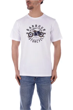 Barbour Hombre, Camisetas, Blanco, Talla: S