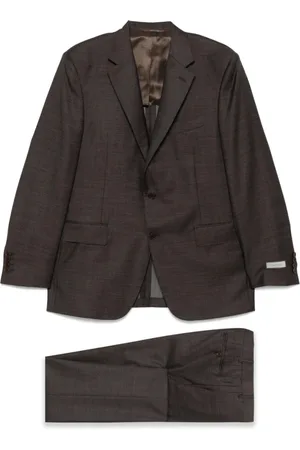 CANALI Hombre, Trajes, Marrón, Talla: 3XL