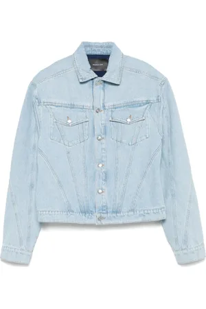 MUGLER Hombre, Chaquetas, Azul, Talla: L