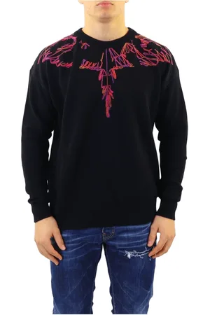 MARCELO BURLON Hombre, Jerseys, Negro, Talla: L