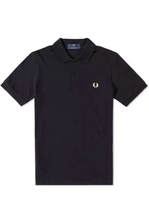 Fred Perry Hombre, Camisetas, Negro, Talla: S