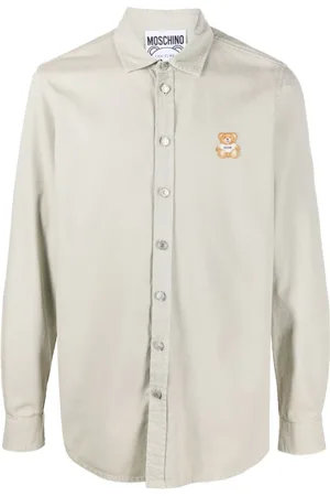 Moschino Hombre, Camisas, Gris, Talla: XL