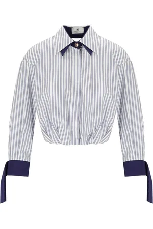 Elisabetta Franchi Mujer, Blusas y Camisas, Azul, Talla: M