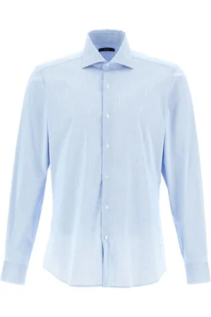 FAY Hombre, Camisas, Azul, Talla: 2XL