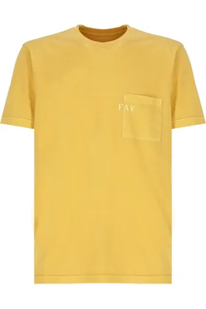 FAY Hombre, Camisetas, Amarillo, Talla: M