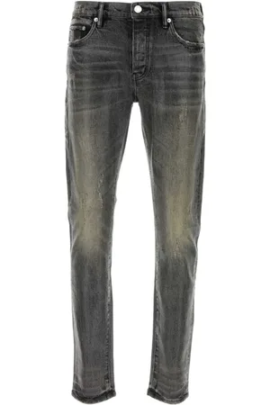 Purple Brand Hombre, Vaqueros, Negro, Talla: W33