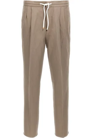Brunello Cucinelli Hombre, Pantalones, Marrón, Talla: S