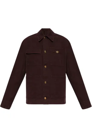 VERSACE Hombre, Chaquetas, Marrón, Talla: M