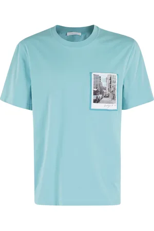 Helmut Lang Hombre, Camisetas, Azul, Talla: M