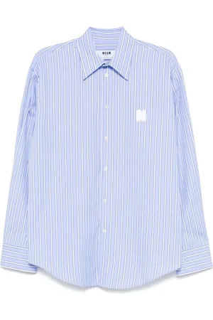 Msgm Hombre, Camisas, Azul, Talla: L