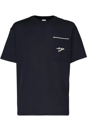 ELEVENTY Hombre, Camisetas, Azul, Talla: L