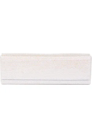 Amina Muaddi Mujer, Bolsos, Blanco, Talla: ONE Size