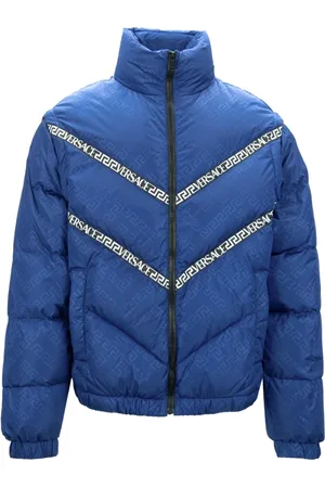 VERSACE Hombre, Chaquetas, Azul, Talla: L
