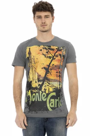 Trussardi Hombre, Camisetas, Gris, Talla: XL