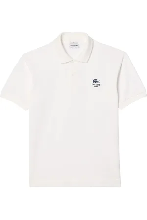 Lacoste Hombre, Camisetas, Blanco, Talla: 2XL