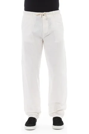 BALDININI Hombre, Pantalones, Blanco, Talla: L