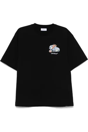 OFF-WHITE Hombre, Camisetas, Negro, Talla: S