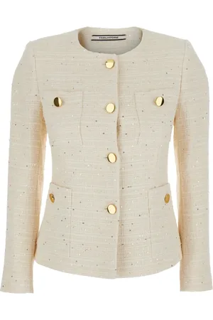 TAGLIATORE Mujer, Chaquetas, Blanco, Talla: M
