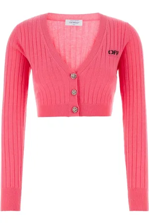 OFF-WHITE Mujer, Jerseys, Rosa, Talla: L