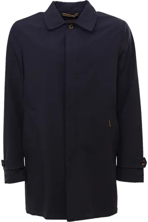 MOORER Hombre, Chaquetas, Azul, Talla: L