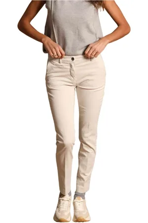 Masons Mujer, Pantalones, Blanco, Talla: S