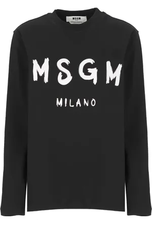 Msgm Mujer, Camisetas, Negro, Talla: M